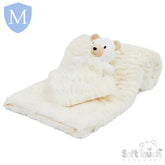 Cream Bear Comforter & Wrap Set (FBP224) (Baby Wrap) Mansuri